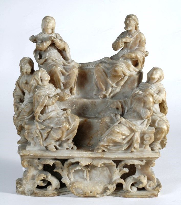 Madonna, Cristo e Apostoli