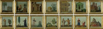 Maschere di Carnevale, Figure Allegoriche, Animali e Strutture Architettoniche