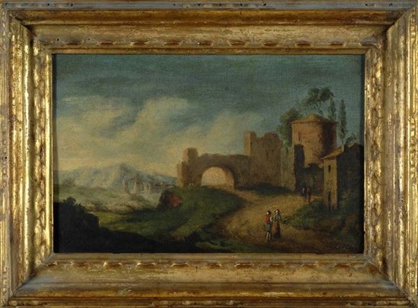 Scuola Italia Centrale, XVIII sec. - Paesaggio