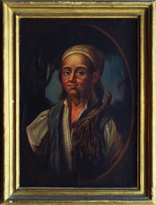 Scuola Napoletana, Inizi XVIII Sec. - Ritratto di Fanciulla e Ritratto di Contadino
