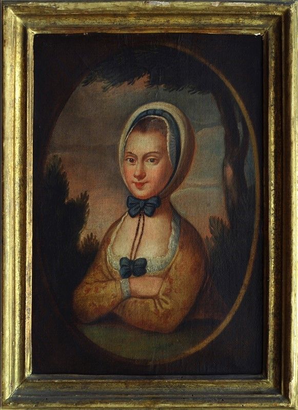 Scuola Napoletana, Inizi XVIII Sec. - Ritratto di Fanciulla e Ritratto di Contadino