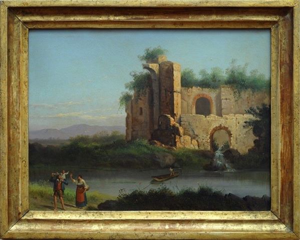 Anonimo, XVIII - XIX sec. - Paesaggio