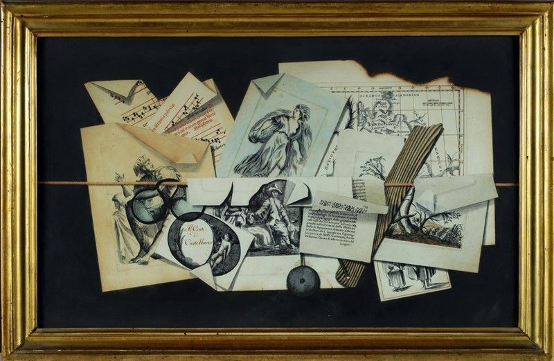 Scuola Toscana, XVIII Sec. - Trompe L’oeil