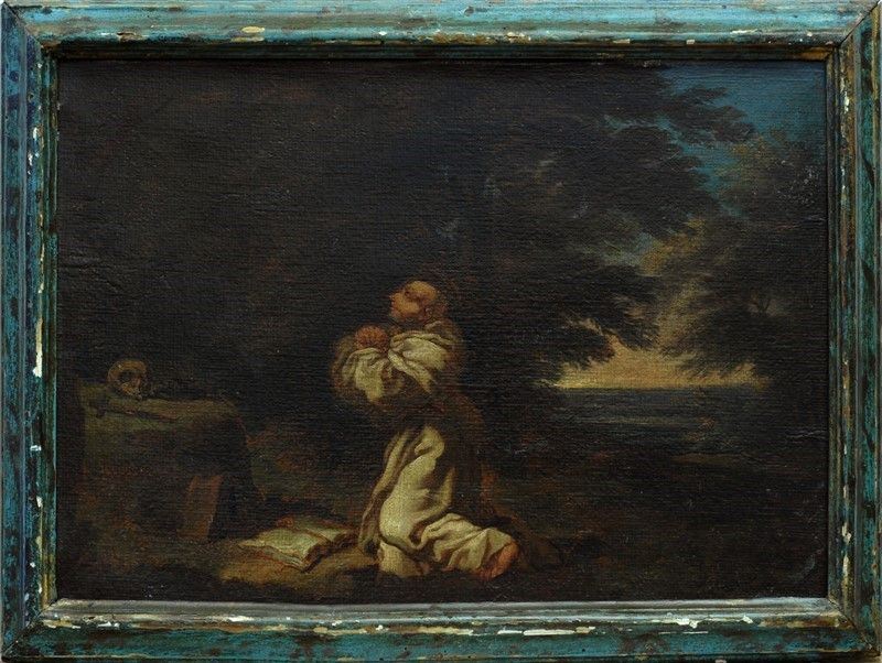 Scuola Romana, XVIII Sec. - San Bruno in Preghiera