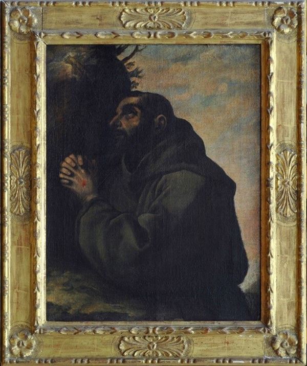 S. Francesco (da Girolamo Muziano)  - Olio su tela - Asta ANTIQUARIATO, OROLOGI - I - Galleria Pananti Casa d'Aste