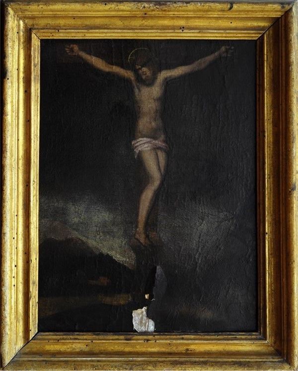 Scuola Toscana,  XVI sec. - Crocifisso