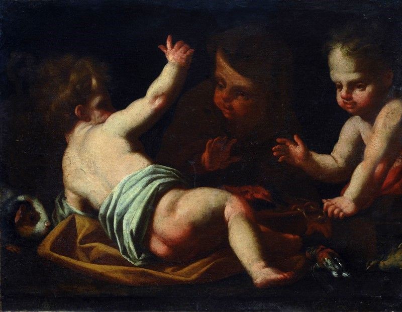 Scuola Italia Settentrionale, XVIII Sec. - Giochi di Putti