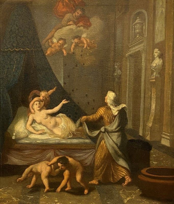 Scuola Romana, XVIII Sec. - Danae