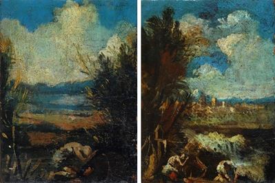 Coppia di Paesaggi