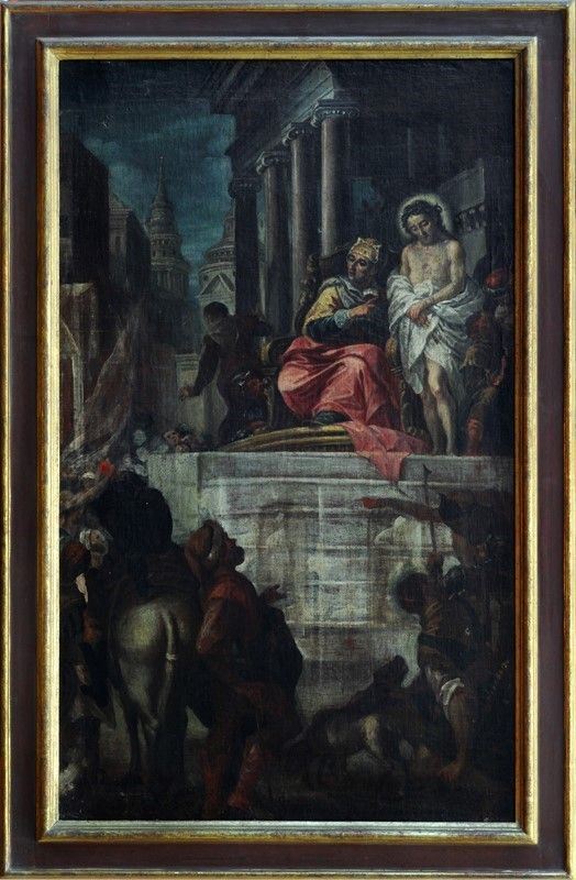 Scuola Napoletana, XVIII Sec. - Cristo Davanti a Erode