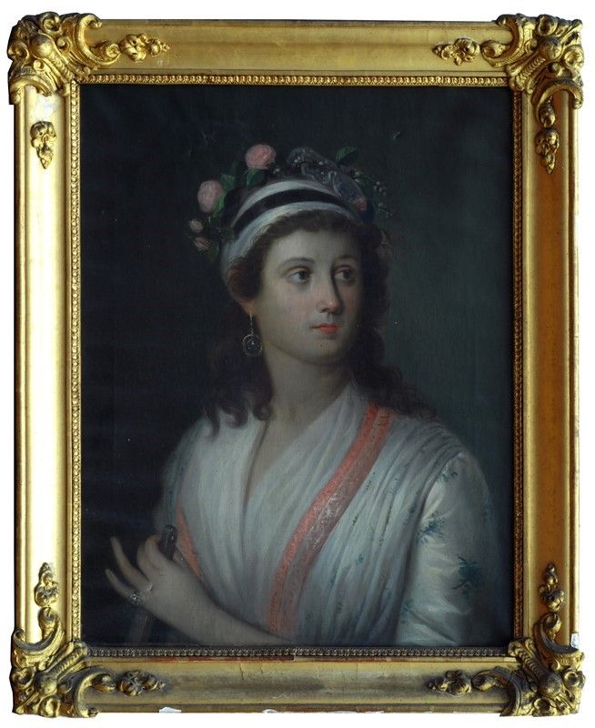 Anonimo, Inizi XIX Sec. - Ritratto di Gentiluomo con Lettera; Ritratto di Giovane Donna