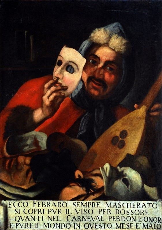 Scuola Veneta, XVIII sec. - Allegoria del mese di Febbraio