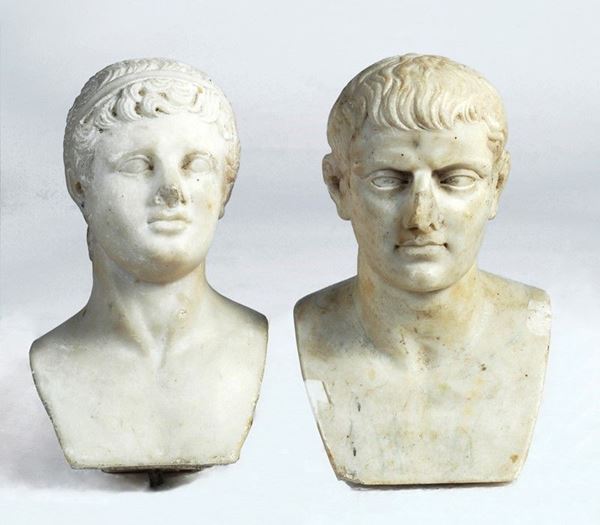 Due busti classici  - Asta ANTIQUARIATO, OROLOGI - I - Galleria Pananti Casa d'Aste