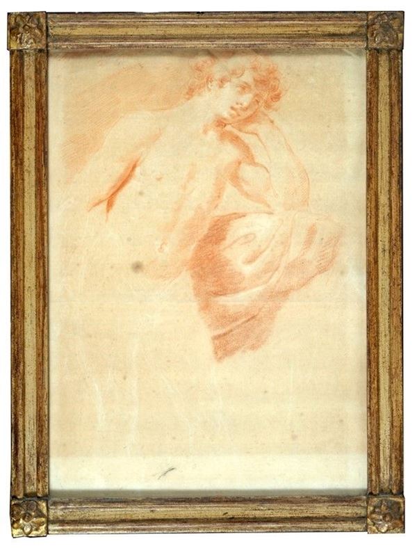 Scuola Emiliana, XVII sec. : Nudo  - Auction ANTIQUARIATO, OROLOGI - I - Galleria Pananti Casa d'Aste