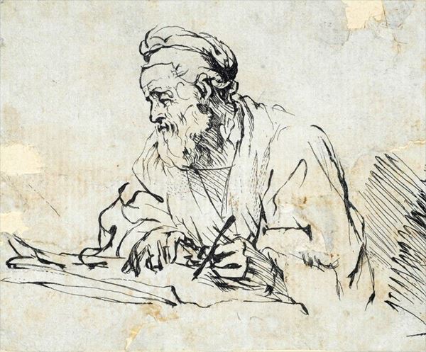 Scuola Bolognese, XVIII sec. : Busto di vecchio  - Auction Antiquariato - Galleria Pananti Casa d'Aste