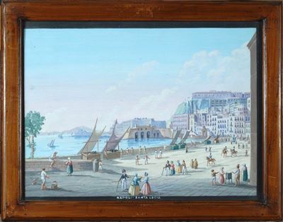 Veduta di Napoli - Santa Lucia