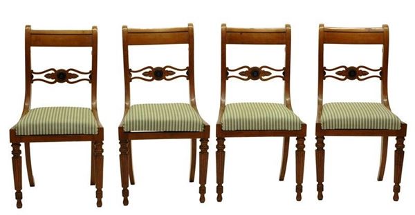 Quattro sedie  - Auction ANTIQUARIATO, OROLOGI - I - Galleria Pananti Casa d'Aste