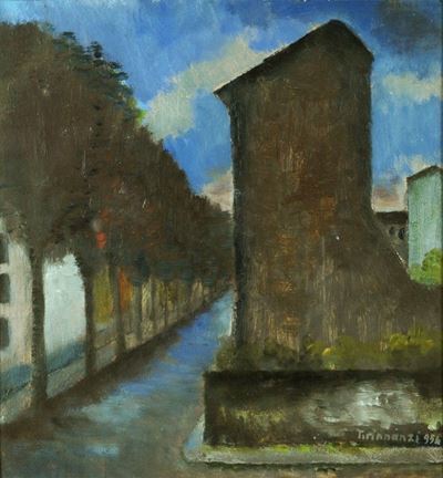 Scorcio di Strada e Case