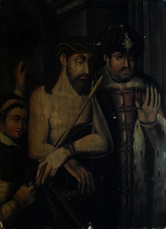 Scuola Fiamminga, XVII Sec. - Cristo Deriso
