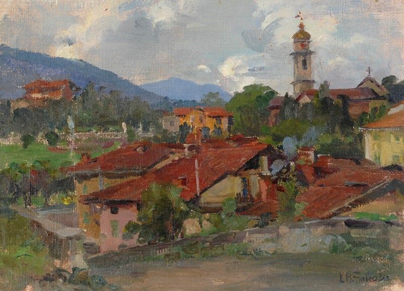 Leopoldo Russo Galeota - Paesaggio Collinare