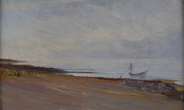 Gaetano Spinelli : Marina  - Auction AUTORI DEL XIX E XX SEC - II - Galleria Pananti Casa d'Aste