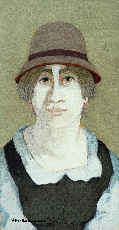 Marcello Boccacci - Donna con Cappello