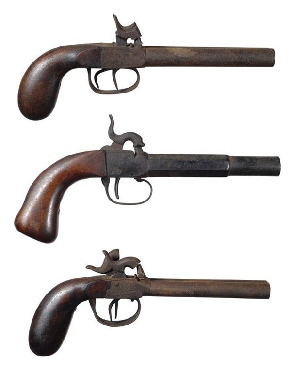 Tre pistole avancarica