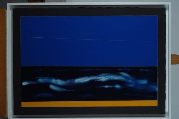 Franco Angeli : Mare con giallo cromo  - Auction Arte Moderna e Contemporanea - III - Galleria Pananti Casa d'Aste