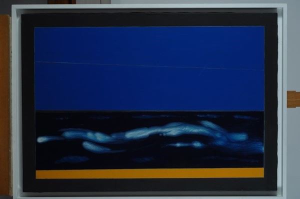 Franco Angeli - Mare con giallo cromo
