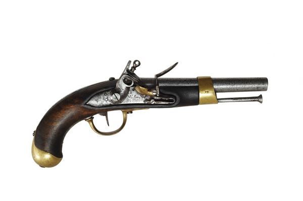 A flintlock pistol                                  