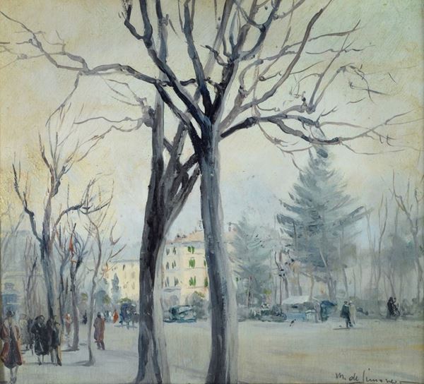 Michele De Simone - Scorcio di città