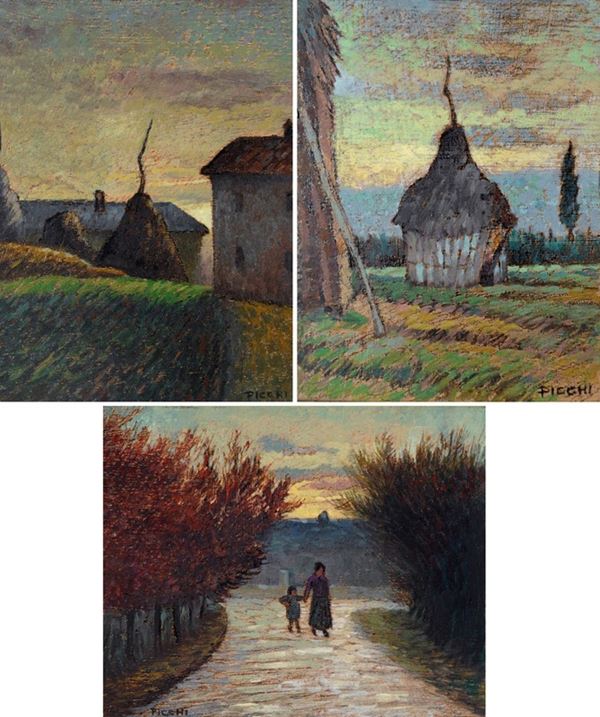 Anchise Picchi - Triptych