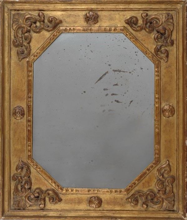 Cornice con specchio  - Asta Arredi, Oggettistica e Dipinti - Galleria Pananti Casa d'Aste