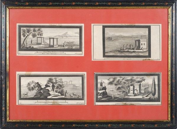 Quattro stampe   - Auction Arredi, Oggettistica e Dipinti - Galleria Pananti Casa d'Aste