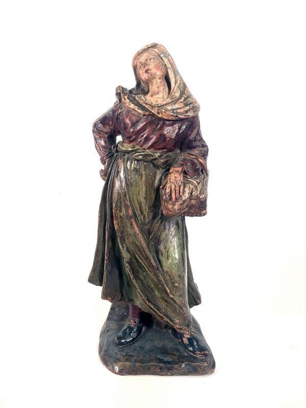 Contadina con paniere