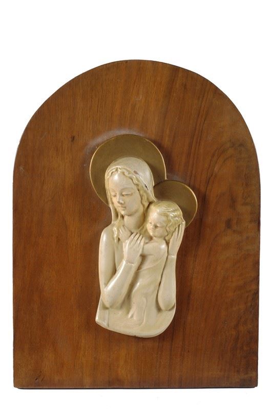 Madonna col Bambino  - Asta Dipinti antichi, ceramiche, sculture e arte orientale - Galleria Pananti Casa d'Aste