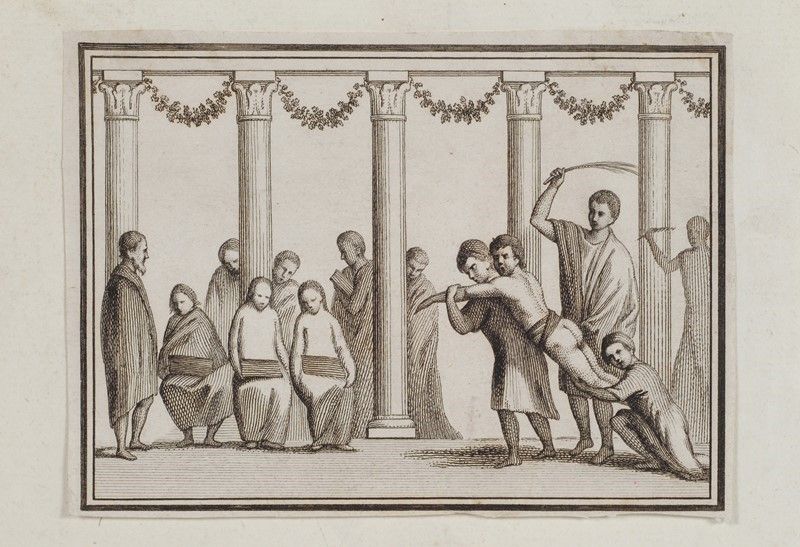 Anonimo, XIX Sec. - Studio di Figura