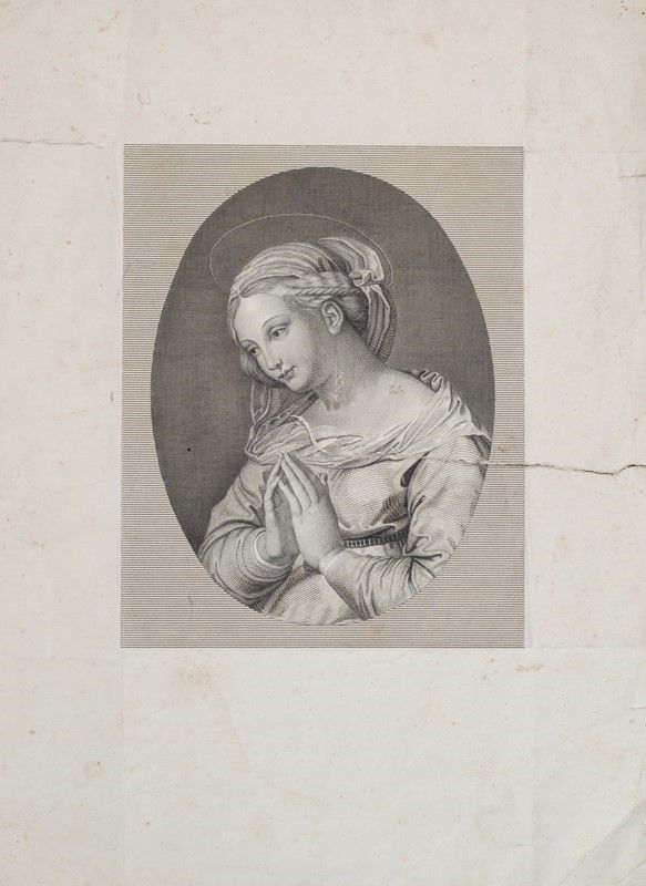 Anonimo, XIX Sec. - Studio di Figura
