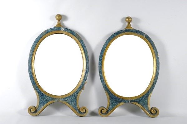 Coppia di specchiere  - Asta Arredi, Oggettistica e Dipinti - Galleria Pananti Casa d'Aste