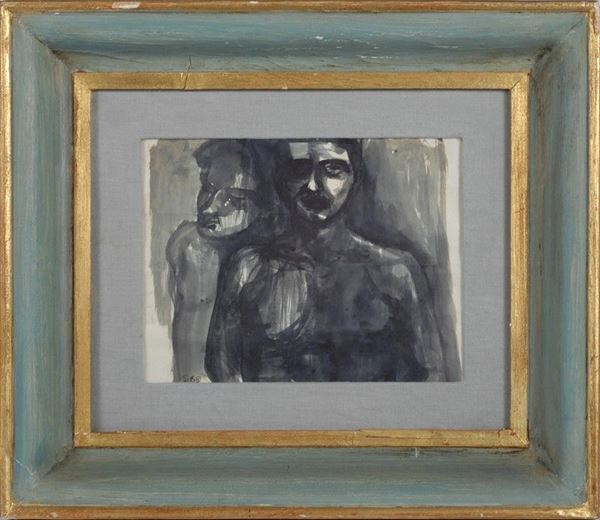 Anonimo, XX sec. : Figure  - Auction Arredi, Oggettistica e Dipinti - Galleria Pananti Casa d'Aste