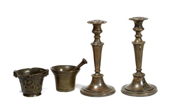 Due mortai  - Auction Arredi, Oggettistica e Dipinti - Galleria Pananti Casa d'Aste