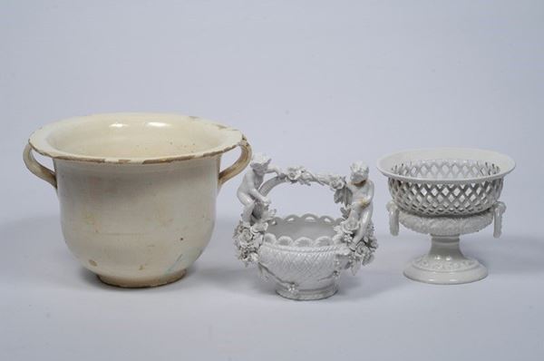 Cestino centrotavola  - Asta Arredi, Oggettistica e Dipinti - Galleria Pananti Casa d'Aste