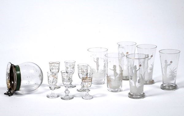 Quattro bicchieri  - Auction Arredi, Oggettistica e Dipinti - Galleria Pananti Casa d'Aste