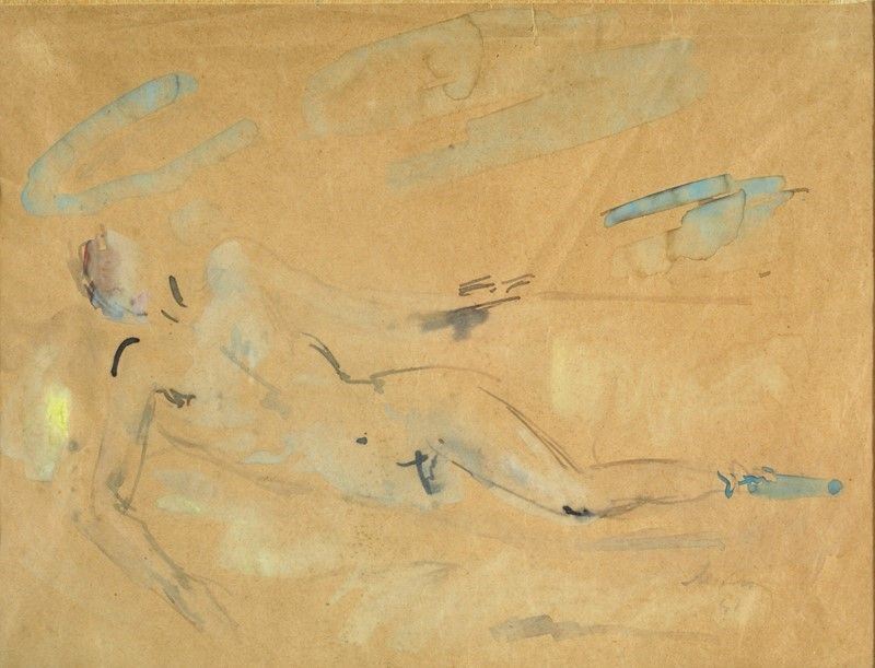Filippo De Pisis - Nudo Disteso