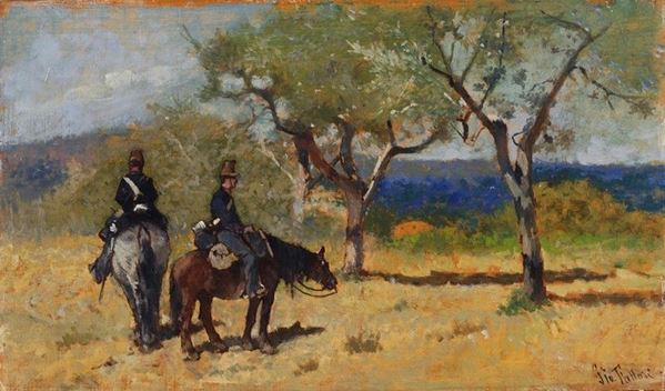 Giovanni Fattori - Militari in perlustrazione