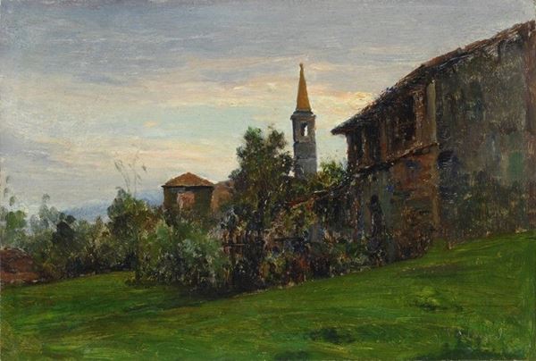 Vittore Antonio Cargnel - Scorcio della Valle del Biois
