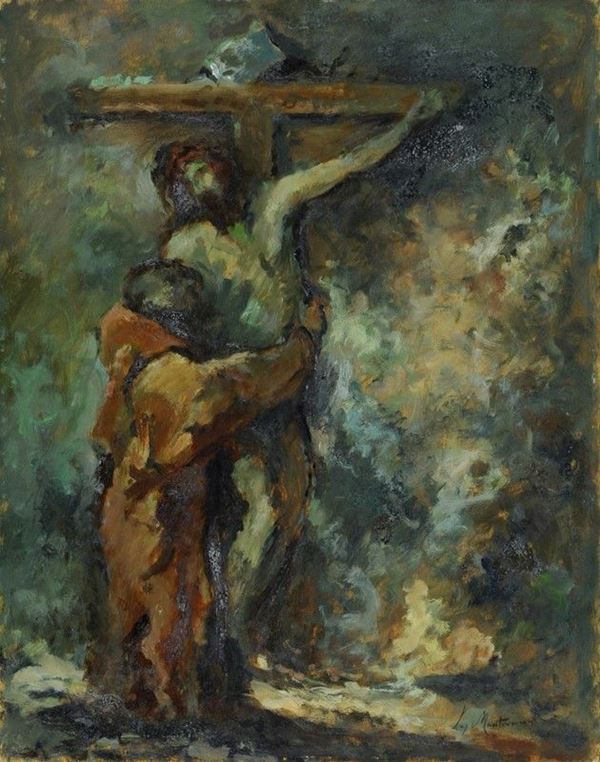 Luigi Mantovani : Deposizione dalla Croce  - Auction Arte Moderna e Contemporanea - III - Galleria Pananti Casa d'Aste