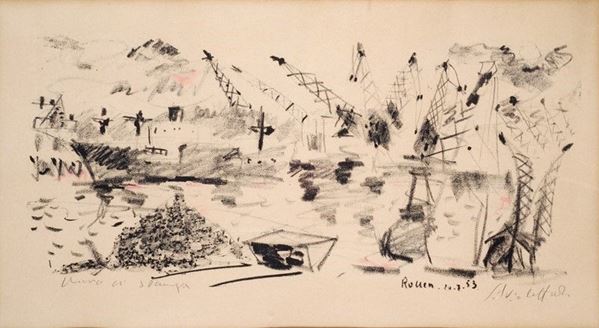 Silvio Loffredo - Il porto di Rouen