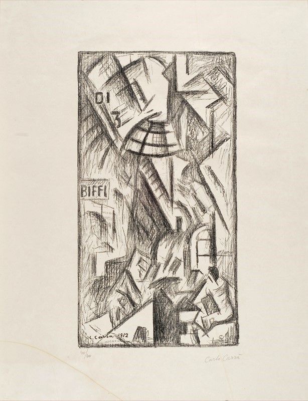 Carlo Carrà - La Galleria di Milano