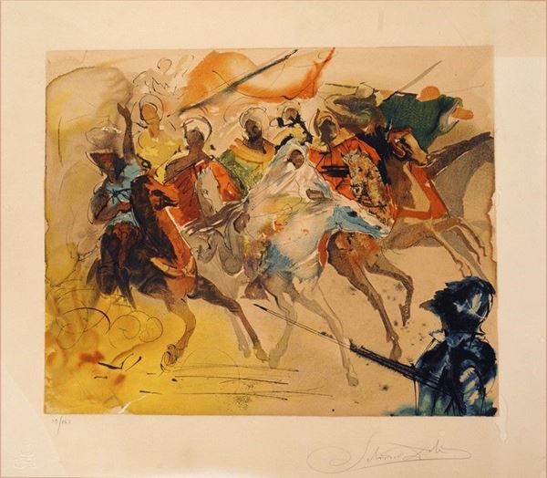 Salvador Dal&#236; - Bataillede Tetouan 